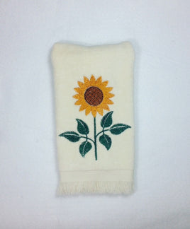 Sunflower Fingertip Towel
