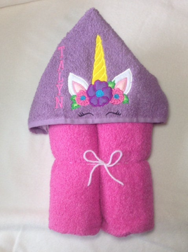 Unicorn Hooded Towel