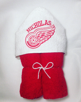 Detroit Red Wings Hooded Towel