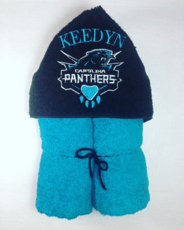 Carolina Panthers Hooded Towel