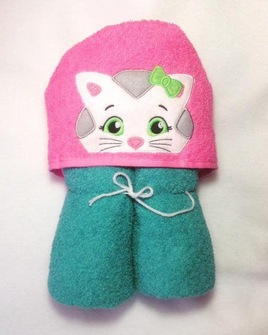 KittyCat Hooded Towel